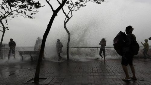 Тайфун “Хайма” обрушился на континентальный Китай