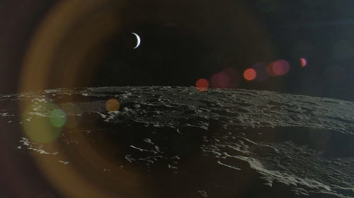 Японцы показали новые фото и видео от лунного спутника