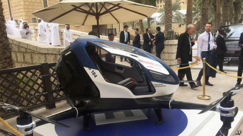 Беспилотное воздушное такси пообещали запустить в Дубае летом