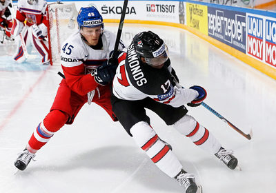 Сборная Канады обыграла Чехию в матче чемпионата мира по хоккею