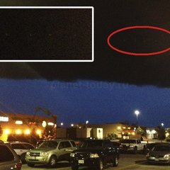 Житель канадского города Лондон сфотографировал в черном грозовом облаке НЛО