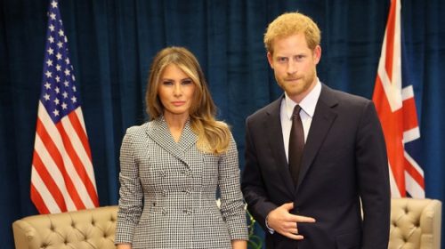 Принц Гарри встретился с Меланией Трамп