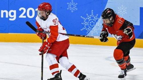 Хоккеистки сборной России проиграли Канаде в первом матче на ОИ-2018‍