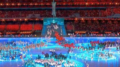 В Китае проходит церемония закрытия зимней Олимпиады-2022
