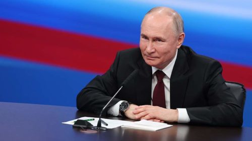 Путин набрал 87,28% голосов по итогам обработки 100% бюллетеней