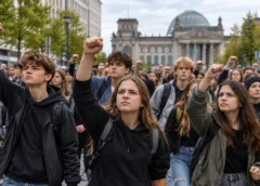 В Германии пройдут около 100 школьных протестов против воинской повинности